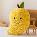 Miniatyrbild 2 av 2: 1 st mjuk fruktdocka plyschleksak, åtta tum, festgåva, födelsedagspresent (mango)