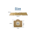 Miniatyrbild 2 av 4: Paket med 5 raka dammsugarpåsar för Kärcher WD3, WD 3 Premium, WD3200, WD3500P, A2204, A2534, SE4001, KAR69591300