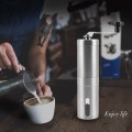 Miniatyrbillede 3 af 3: Kaffe kværn husholdning bærbar 304 rustfrit stål kaffe kværn kværn hånd kaffemaskine