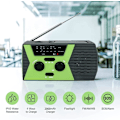 Miniatyrbild 2 av 5: Vklopdsh Solcellsvevradio AM, Dynamo E-Radio med 2000 MAh Powerbank för Resor, Camping utomhus