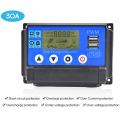 Miniatyrbillede 1 af 3: Solcellecontroller PWM12/24V laderegulator 30A adaptiv controller