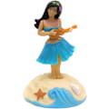 Miniatyrbild 2 av 3: 1 Styck Hawaiiansk Dansare Bilinredning Solcellsdriven Dansande Svingleksak Hawaiiansk Hula Instrumentbräda Dock