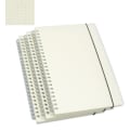 Miniatyrbillede 1 af 5: Notesbøger, 4-pak 8.0\" x 5.7\" A5 Tyk Plastik Gennemskinnelig Mat Hardcover Tegnepapir 70 Ark - 140 Siders Studie- og Notebog (Grid 4
