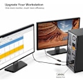 Pikkukuva 3 / 4: 1 kpl DisplayPort–HDMI-sovitin, DP-muunnin (Display Port) uros–naaras HDMI-liittimeen audiolla Lenovolle, Dellille, HP:lle, ASUSille ja muille merkeille