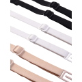 Miniatyrbillede 2 af 5: 6 stk. BH-stropclips Bag Elastiske BH-stropclips til kvinder Justerbare Anti-slip Støtter Stop BH-stropper (Sort, Hudfarve og Hvid)