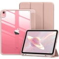 Miniatyrbilde 1 av 5: Etui til iPad 10. generasjon, 2022 iPad 10.9 modell, mykt TPU-etui til iPad 10, deksel med Apple Pencil-holder, gjennomsiktig bakside, automatisk vekk/søv