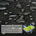 Miniatyrbild 5 av 5: Rund poolöverdrag pool solpresenning för swimmingpool, utomhus spa anti-UV badkar vattentätt skyddande överdrag, 420d för utomhus spa-bad