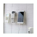 Miniatyrbild 1 av 4: Akryl Väggmonterad Mobiltelefonhållare med Fjärrkontroll - 3 Fack