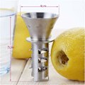 Miniatyrbillede 2 af 4: Citronpresse: Sæt med 2 stykker, mini manuel juicepresser, juicepresser i rustfrit stål.