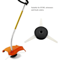 Miniatyrbillede 3 af 5: Græstrimmerhovedskærer, Plæneklipperhovederstatning Passer til STIHL Udskiftning 20-3 Klippehoved, Værktøj Til Havegræsplæne