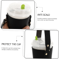 Miniatyrbild 5 av 5: 1PC Läder Mug Sleeves Bärbar Mug Läder Tote Väskor Läder Protector för Att Gå Kaffe Versa Sleeves Tote Mångsidig Kopphållare Mugglock