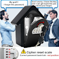 Miniatyrbild 4 av 5: Väggnyckelbox SECURCEED VÄGGBOX Med Digital Kod & Nödnycklar, Stor Nyckel SÄKER BOX Format Utomhus Nyckelskåp för Hem, Kontor, Fabrik, Garage (C