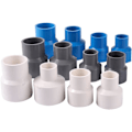 Miniatyrbillede 4 af 5: Ret PVC Reducer Slange Adapter - PVC Reducer Fitting til Have, Farm, Drivhus, Vandforsynings Slange - Have Slange Fittings (Indre Diameter 40mm