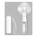 Pikkukuva 1 / 5: Taskulamppu, mini-kannettavan tuuletin, ladattavilla akuilla USB:n kautta [14-21 tuntia], kokoontaitettava ja hiljainen henkilökohtainen tuuletin ulkoisella akulla, taskulamppu -