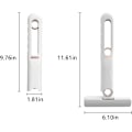Pikkukuva 2 / 5: Mini-siivousmoppi - Mini kannettava moppi - Mini handsfree-moppi - Automaattinen moppi, jossa on vääntötoiminto, ikkunoille, lattioille, seinälaatoille, autoille jne.