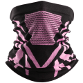 Miniatyrbilde 1 av 4: Utendørs sports vinter nakkevarme leggings vindtett maske balaclava for ski og snowboard (rosa)