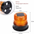 Pikkukuva 4 / 5: 12V LED-varoitusvalo Pyörivä magneetti Varoitusvalo Vilkkuva autoon Auto Kuorma-auto Langaton Super Bright (Aurinko/USB-varoitusvalo)