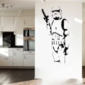 Pikkukuva 1 / 5: Tähtien sota -aiheinen seinätarra, jossa on Stormtrooper-hahmo