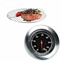 Miniatyrbilde 5 av 5: Termometer i rustfritt stål, metalltermometer, for grill i rustfritt stål, (60 ° C -430 ° C)