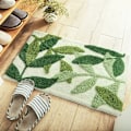 Miniatyrbilde 1 av 5: Absorberende svingende badematter med langt hår i ekstra myk mikrofiber baderomsteppe maskinvaskbart for bad, dusj og baderom, soverom, 50x80 cm