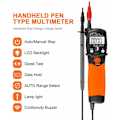 Miniatyrbillede 3 af 5: Multimeter, elektrisk tester, Digital Pen Multimeter, Multimeter, AC/DC 2000 spændingsmåler resistenstester til at måle en voltmeter resistensdiode t
