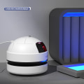 Miniatyrbilde 4 av 5: Mini skrivebordsstøvsuger med USB-lader og rengjøringsbørste for kontor og hjem - Svart