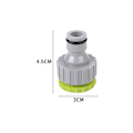 Miniatyrbillede 3 af 5: 2-i-1 Hane tilslutning 4 stk, 1/2\" og 3/4\" Havehane konnektor Hane fitting, Rørform til havevanding