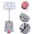 Miniatyrbild 3 av 5: Basketbollkorg leksak, rolig mini hem skrivbord hopfällbar basketspel för barn
