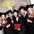 Miniatyrbillede 4 af 5: Unisex Graduation Hat, Justerbar Gradueringshue Graduation Cap til Graduation University High School Bachelor Hat