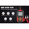 Pikkukuva 2 / 5: 12V/24V auton akkutestaaja, LCD digitaalinen akkuanalysaattori, auton latauksen diagnostiikkatyökalu autolle, moottoripyörälle ja kuorma-autolle
