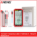 Miniatyrbild 3 av 5: AC/DC digital multimeter med 4,7-tums multimeter LCD-skärm True-RMS Ultraportabel Multi-Portabel Automatisk Mätare med Ampere, Volt, Ohm, Kapacitet