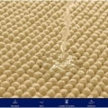 Miniatyrbillede 3 af 4: Ekstra absorberende bademåtte maskinvaskbar chenille mikrofiber brusebadsmåtte (40×60cm, Beige)