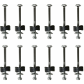 Miniatyrbild 1 av 4: 12-pack studsmattespacer med skruvar för att fixa studsmattan - reservdelar för studsmatta