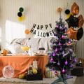 Miniatyrbilde 4 av 4: Julekulepynt med forhåndsfestede julepynt til juletre, lilla