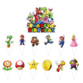 Pikkukuva 2 / 5: 13 kappaleen Mario-kakkukoriste, Mario-kakkukoriste, Mario Kid -kakkukoriste, Mario-syntymäpäiväkakkukoriste, lapsille syntymäpäiväjuhlan kakkukoristetarvikkeet