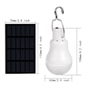 Miniatyrbillede 4 af 5: 1 stk. bærbar solpære 150LM1600mA LED solcellelys camping have terrasse nødsituation kæledyrshuslys