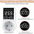 Miniatyrbillede 3 af 5: Digital Temperaturregulator Stik Termostat, Varmetermostat med NTC Sensor