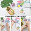 Miniatyrbillede 5 af 5: 85m 1,2mm farverig elastisk perlekæde, elastisk snor regnbue perlekæde, bruges til at lave halskæder og armbånd, børns smykkefremstilling,