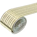 Miniatyrbillede 2 af 5: 1464 stk. selvklæbende mini firkantede glas dekorative håndværk DIY tilbehør spejle mosaikfliser 5mm x 5mm, guld