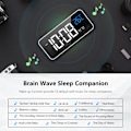 Miniatyrbild 3 av 5: LED digital väckarklocka för sovrum, elektronisk klocka med termometer, 2 alarm, snooze-funktion, 4 ljusstyrkenivåer, spegelklocka, USB-laddning för