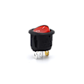 Miniatyrbilde 1 av 3: CABLEPELADO 3-pin SPST ON-OFF vippebryter - 3-terminal bryter - 6A 250VAC - 10A 125V - rød LED