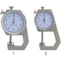 Miniatyrbillede 2 af 4: Digital tykkelsesmåler, rund urskive, 0,01 mm, nøjagtighed for papir, læder, plademetal（0-20MM）