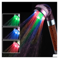 Miniatyrbilde 2 av 4: LED-dusjhode 3 farger, flerfarget, universell passform temperaturkontroll