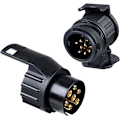 Miniatyrbillede 1 af 5: 7-polet til 13-polet og 13-polet til 7-polet anhængeradapter, trailer stikadapter, 12V vandtæt elektrisk adapter stikadapter konverter stik, fo