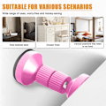 Miniatyrbillede 3 af 4: 4 stk. (Pink) Anti-Shake Justerbar Tråd Senge Rammer, 42mm-110mm, Justerbar Hovedgærde Tårn til Seng, Garderobe, Sofa, Hovedgærde