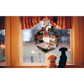 Miniatyrbillede 4 af 5: Julekrans, 35 cm guirlande, snemand, julemand, hjort, vedhæng, julefrokostdekoration, indendørs og udendørs jul