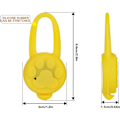 Miniatyrbillede 2 af 5: 5 Stk. Let Lys Blinkende LED, LED Silikone LED COLLIER Lyshalsbånd Til Dyr, Vedhæng til Kat Kattehalsbånd