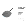 Miniatyrbillede 2 af 4: Læder trådløs opladning Ultra-tynd bærbar mobiltelefon trådløs hurtig opladning til iPhone 14 Pro/13/12/11/X/XR/Xs, Hvid