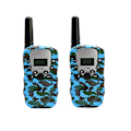 Miniatyrbild 1 av 4: Barn Walkie Talkies 2-vägsradio med bakgrundsbelyst LCD-ficklampa, 3 mils räckvidd för utomhusäventyr