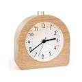 Miniatyrbillede 1 af 5: (aviskulør) batteridrevet vækkeur, snooze-funktion vækkeur, rejse træ lysende analog vækkeur, nålefri mute
